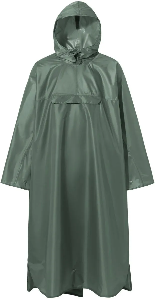 Vaude Poncho II Regenponcho - Unisex - Zwart