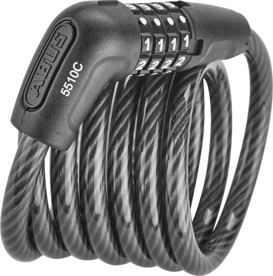 ABUS Numero 5510C/180 Cijfercode Kabelslot 10mm - Zwart
