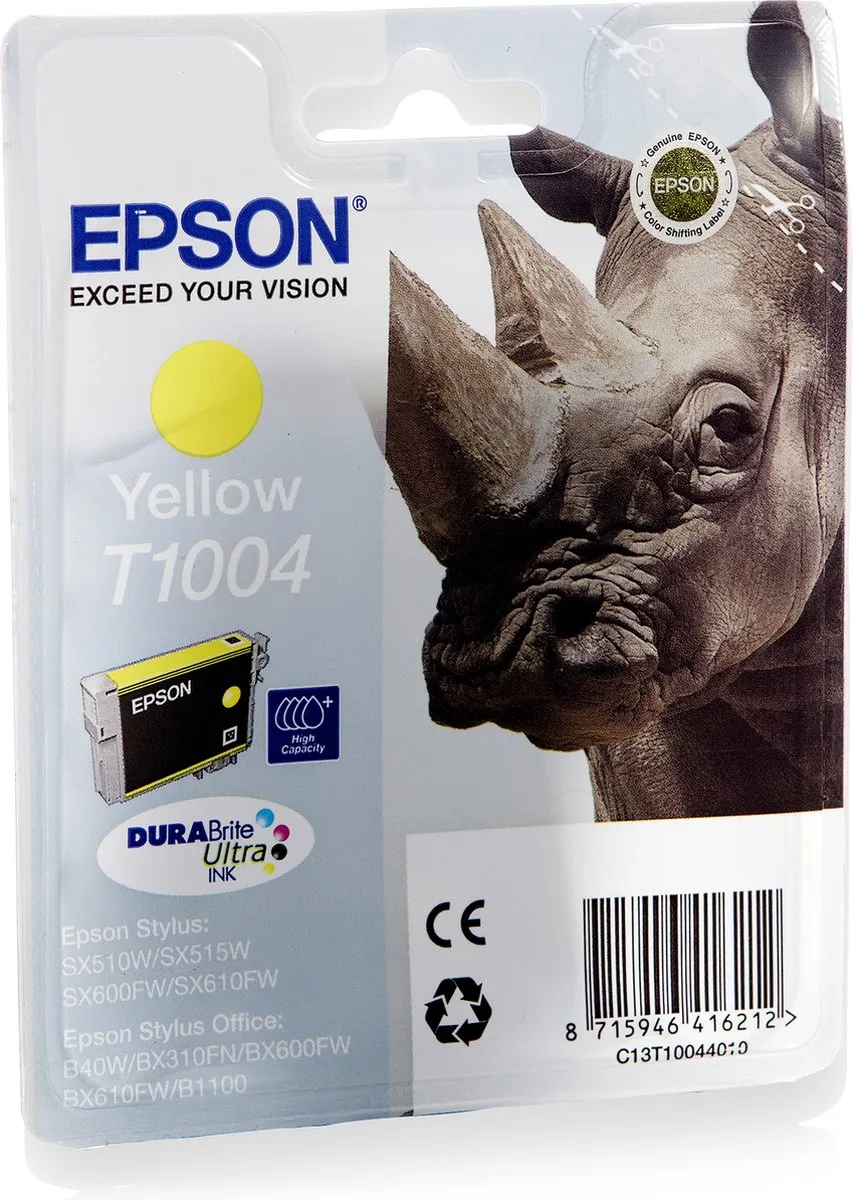 Epson T1004 Geel XL Inktcartridge - 11.1ml