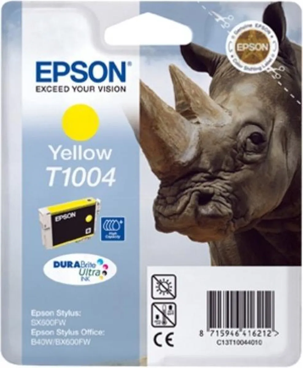 Epson T1004 Geel XL Inktcartridge - 11.1ml