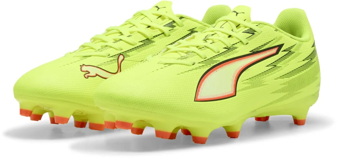 PUMA ULTRA 6 PLAY Sportschoenen - FG/AG - Geel/Zwart/Rood