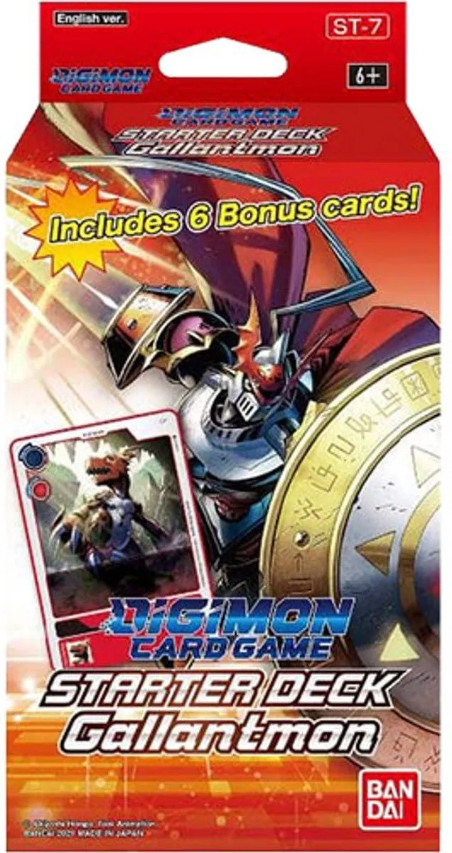 Bandai Namco Digimon Card Game Starter Deck Gallantmon ST-7