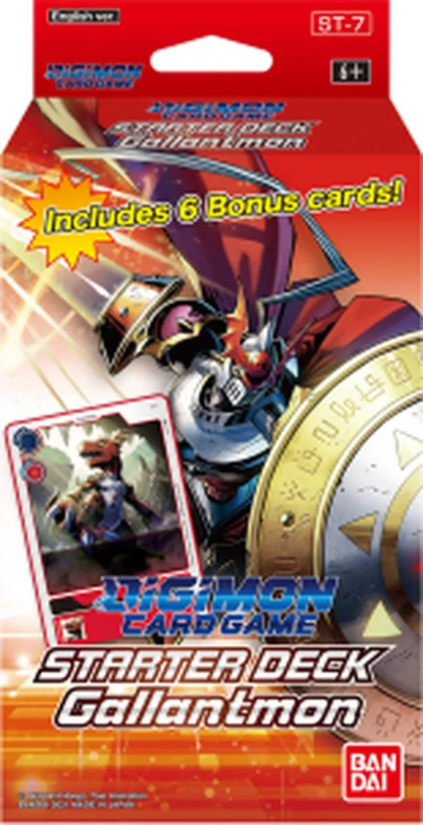 Bandai Namco Digimon Card Game Starter Deck Gallantmon ST-7