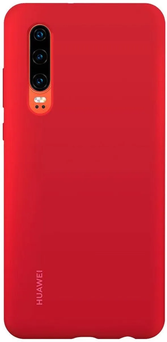 Huawei Silicon Hoesje P30 - Rood - 51992848 - afbeelding 6 van 6