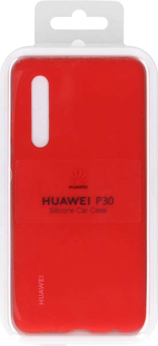 Huawei Silicon Hoesje P30 - Rood - 51992848 - afbeelding 4 van 6