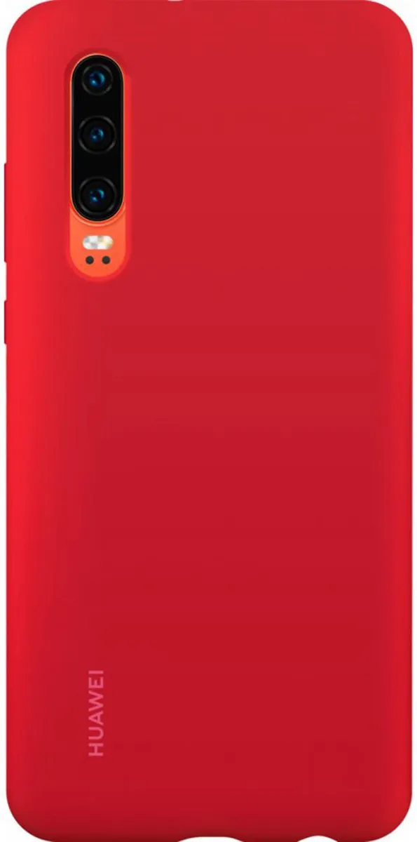 Huawei Silicon Hoesje P30 - Rood - 51992848 - afbeelding 5 van 6