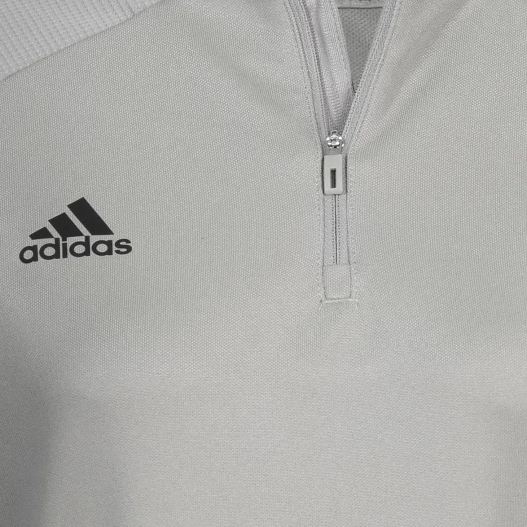 Adidas Condivo 20 1/4 Zip Dames Trainingsjack FS7091 - Grijs - Maat L