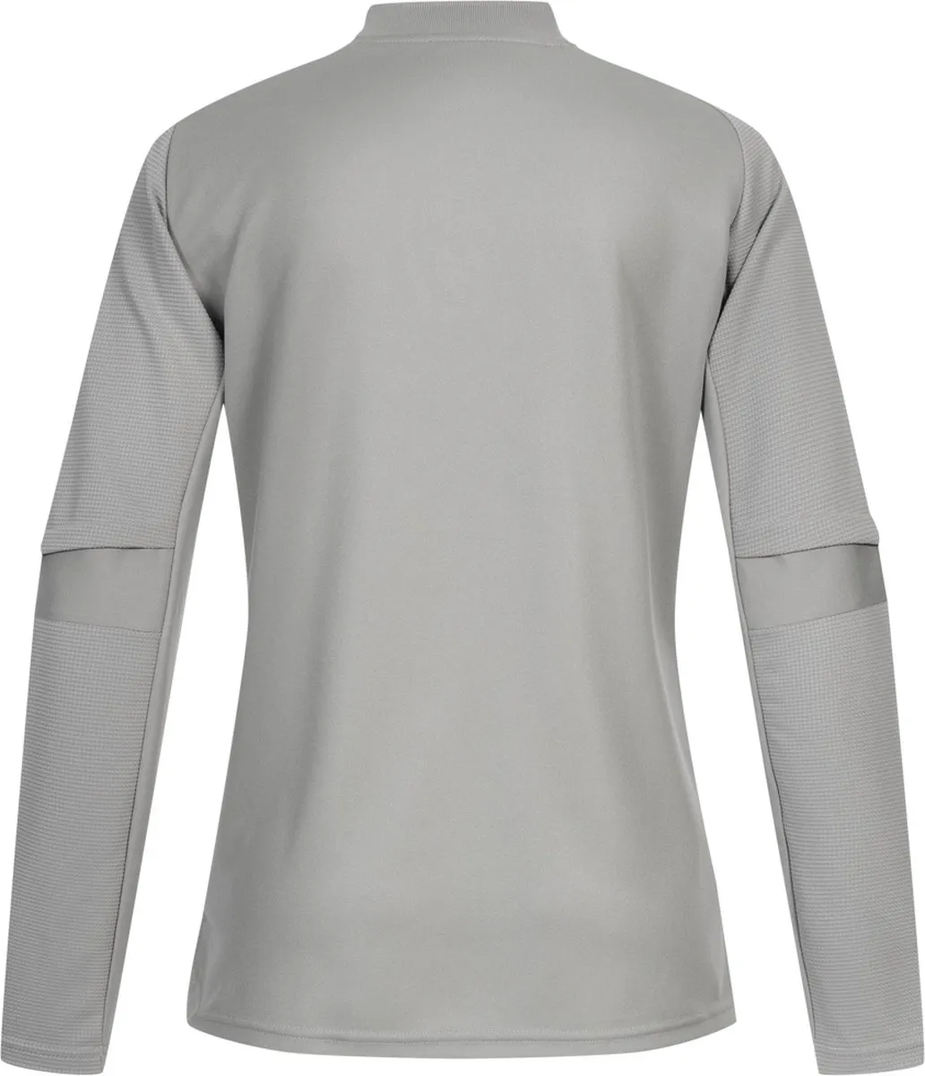 Adidas Condivo 20 1/4 Zip Dames Trainingsjack FS7091 - Grijs - Maat L