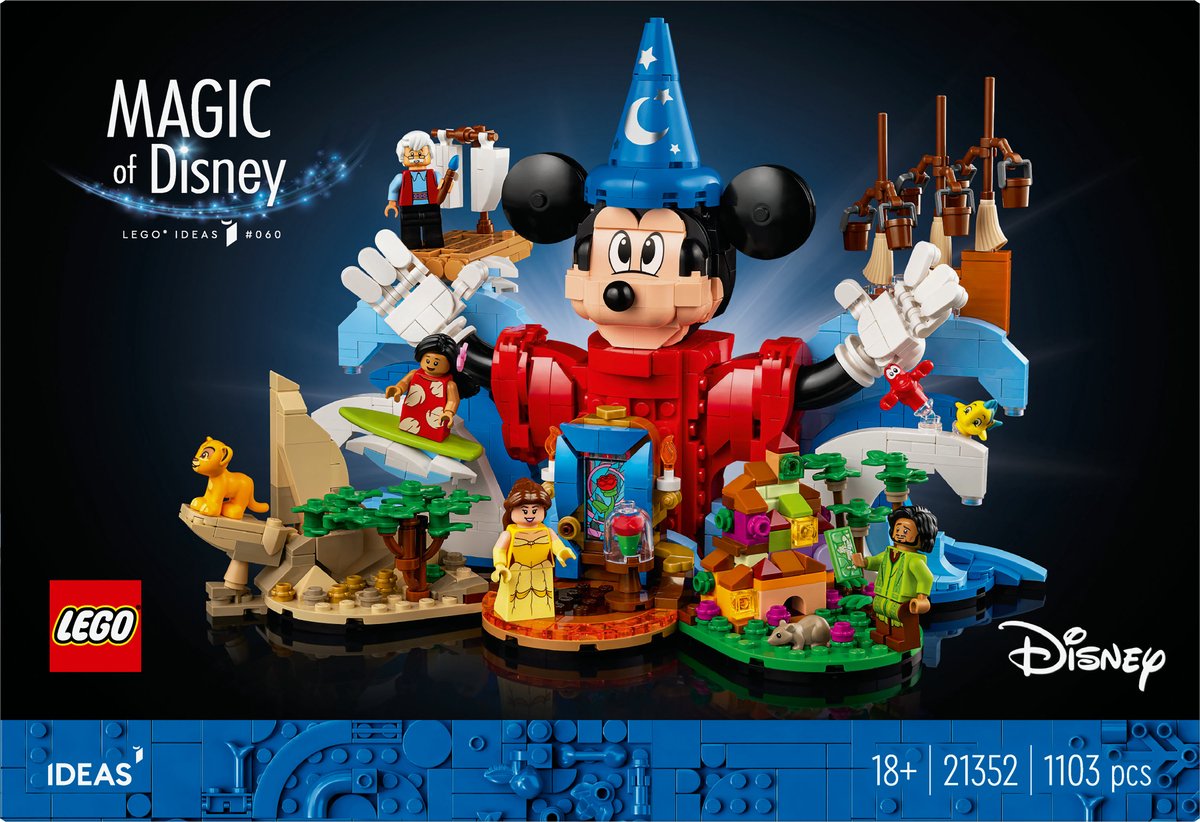 LEGO Ideas Disney Magie - 21352