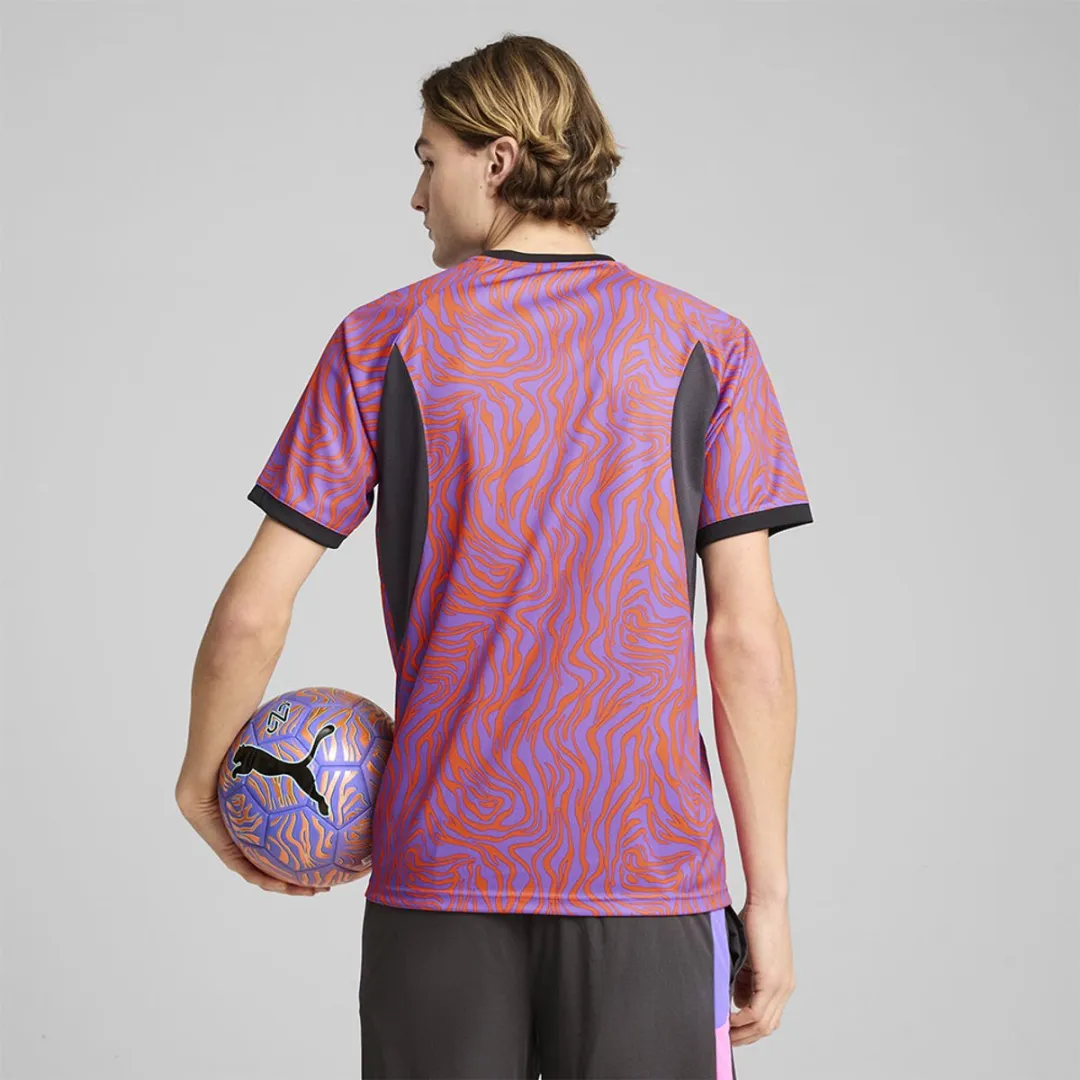 PUMA Neymar Jr Creativity Jersey Shirt - XL - Paars/Donkergrijs/Orange