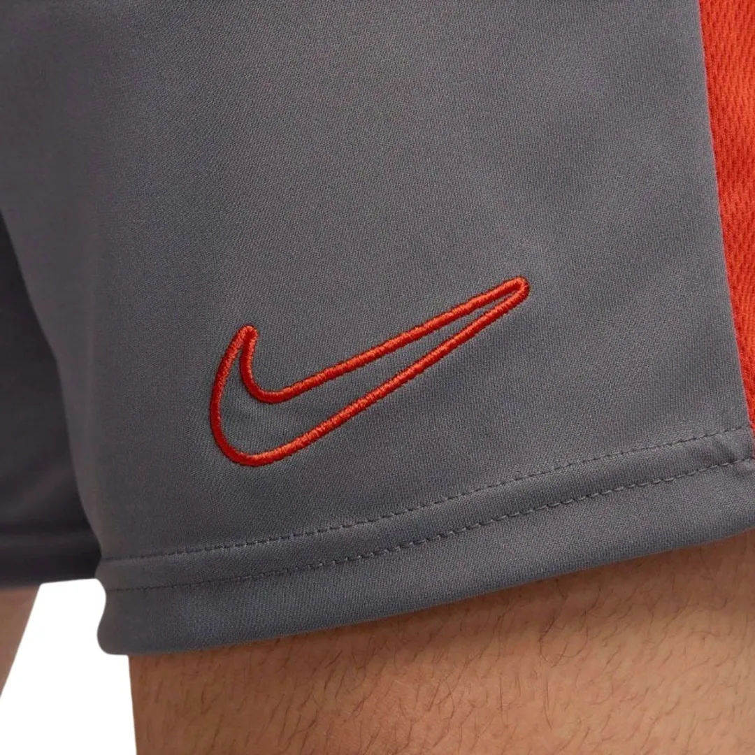 Nike Dri-FIT Academy Short Heren L - Grijs/Rood