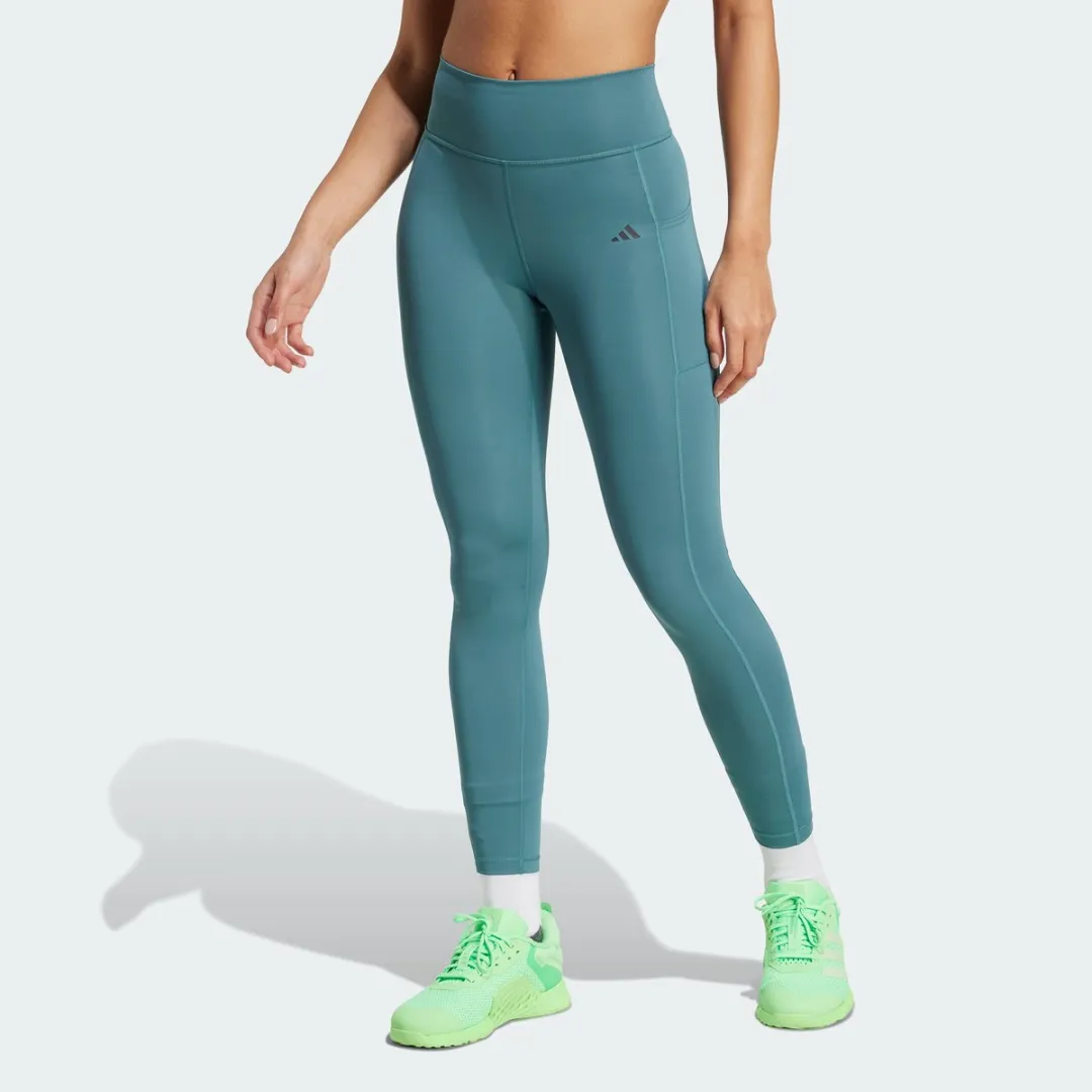 adidas Performance Optime Stash 7/8 Legging JW7610 - Groen