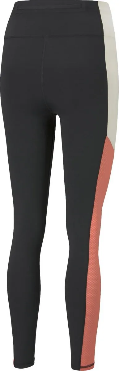 PUMA Train Bonded High Waist Full Sportlegging L - Zwart/Oranje - afbeelding 2 van 2