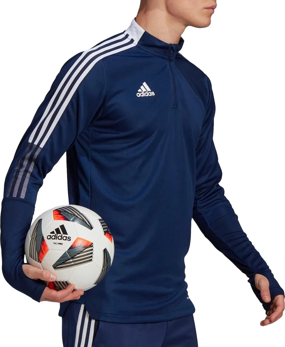 adidas Tiro 21 Trainingssweater XXL - Blauw/Wit