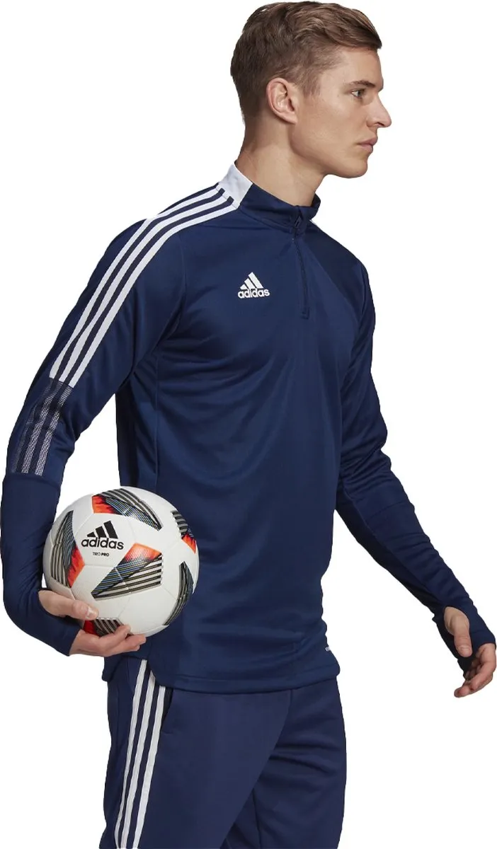 adidas Tiro 21 Trainingssweater XXL - Blauw/Wit