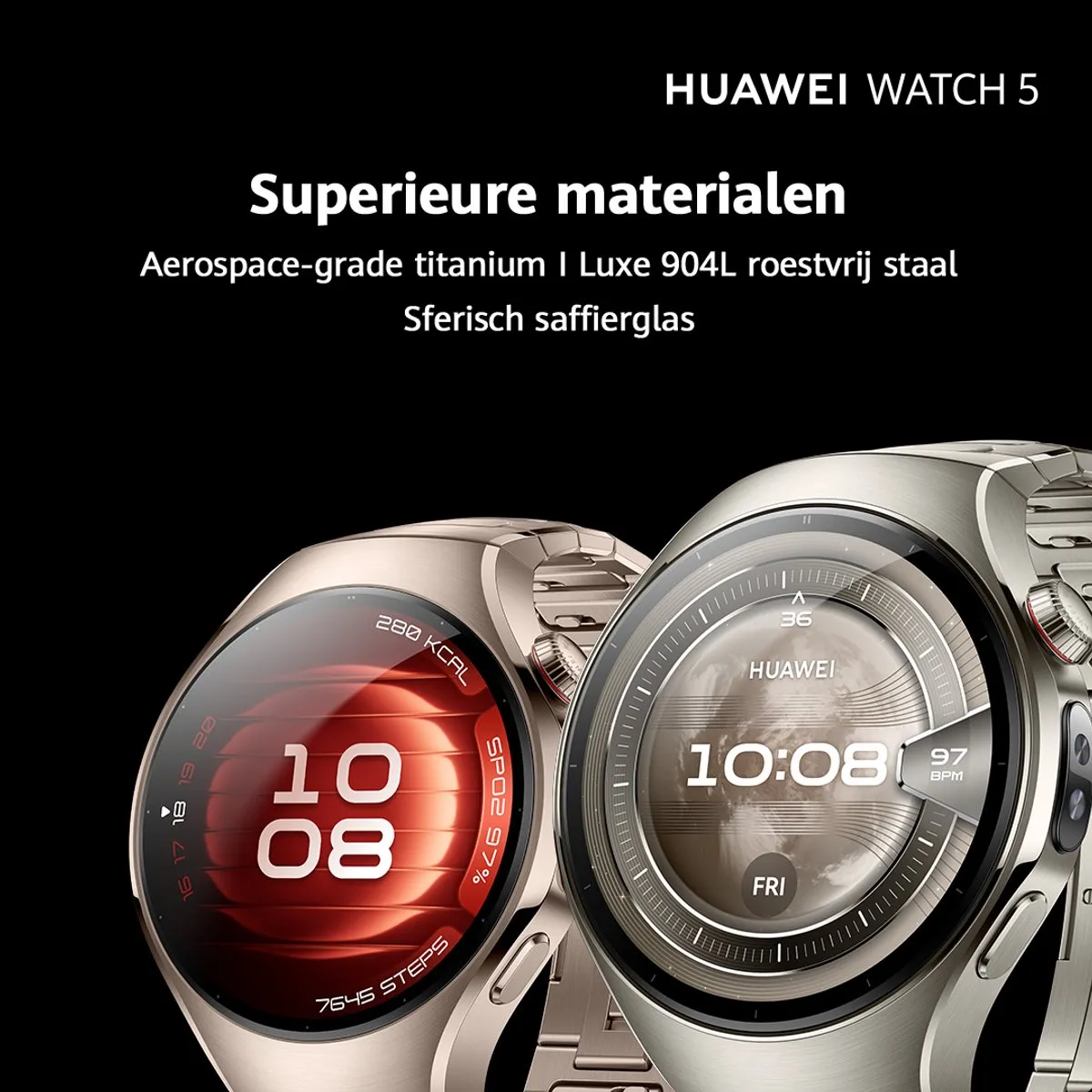Huawei Watch 5 42mm - Beige - afbeelding 6 van 6