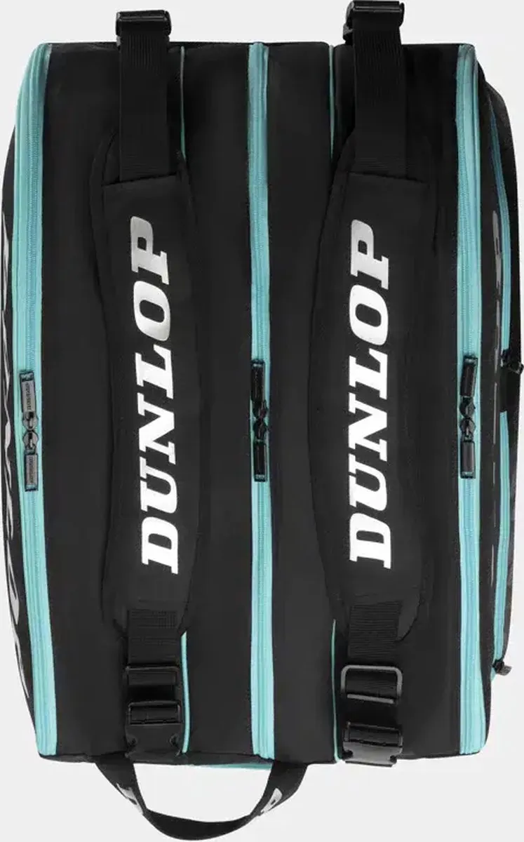 Dunlop Paletero Elite Unisex Sporttas 3 Rackets - 65L - Zwart/Groen