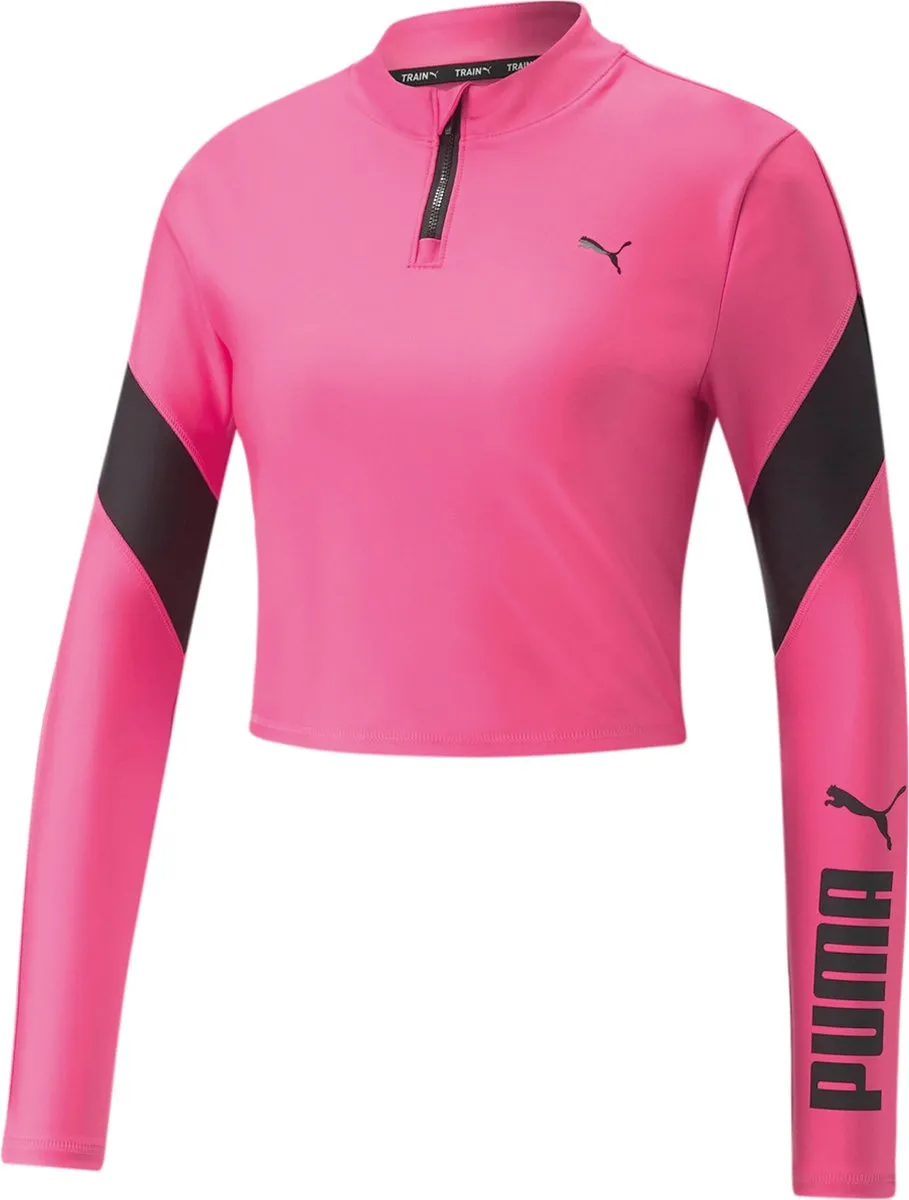 PUMA Fit Eversculpt Sporttrui - S - Roze/Zwart