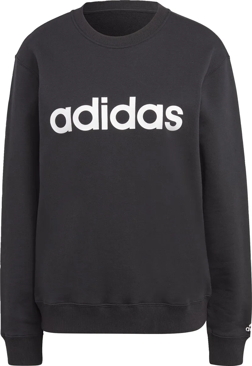 adidas Sportswear Essentials Linear French Terry Sweatshirt IC6878 - Zwart L - afbeelding 6 van 6