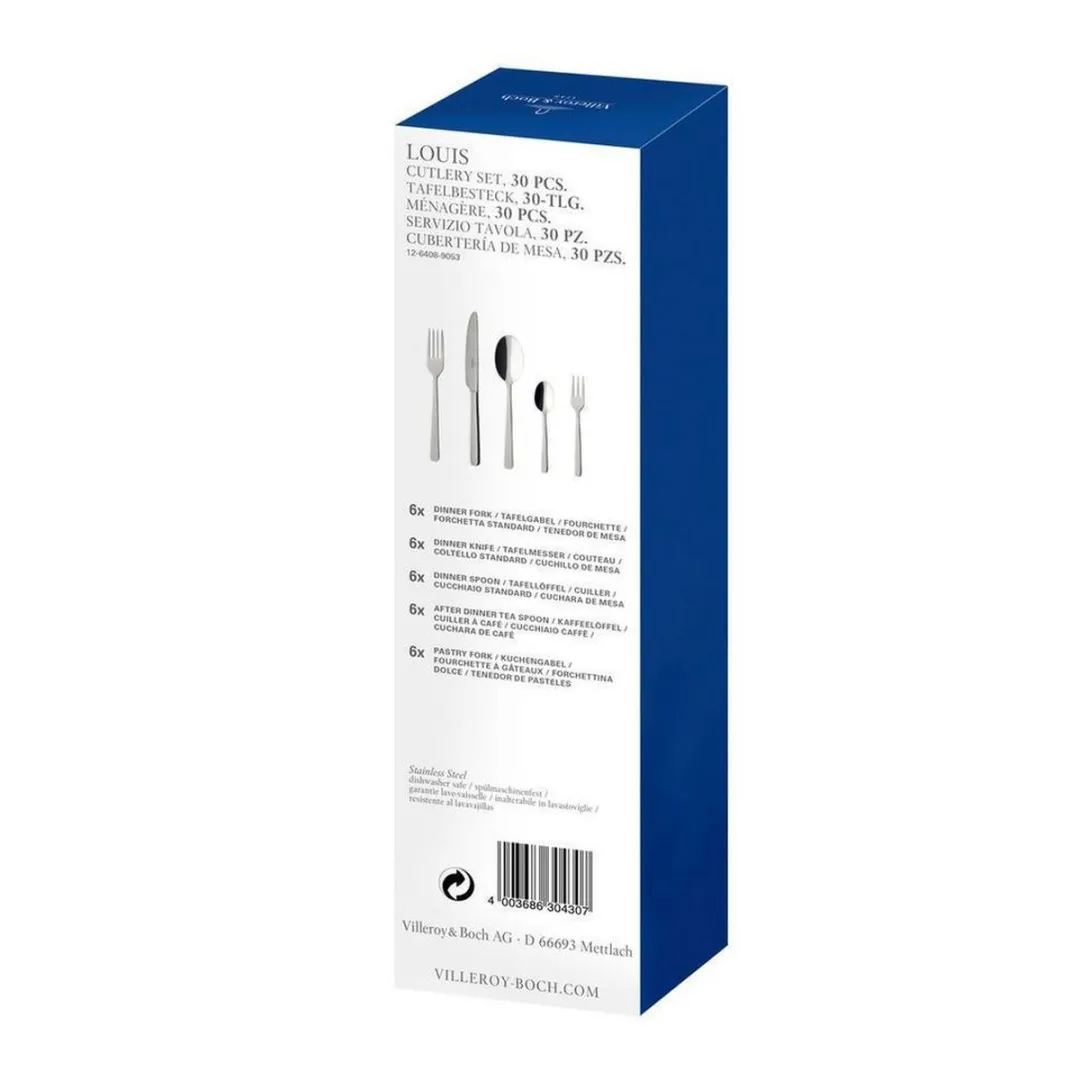 Villeroy & Boch Louis Bestekset 30-delig - Zilver