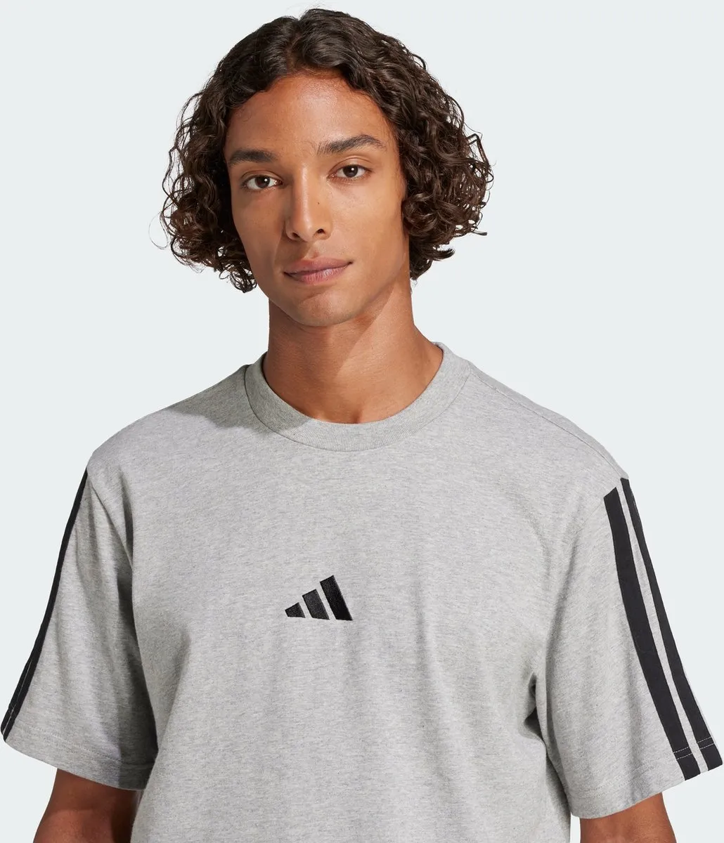 adidas Sportswear Essentials T-shirt JW1953 - Heren - Grijs - afbeelding 3 van 6