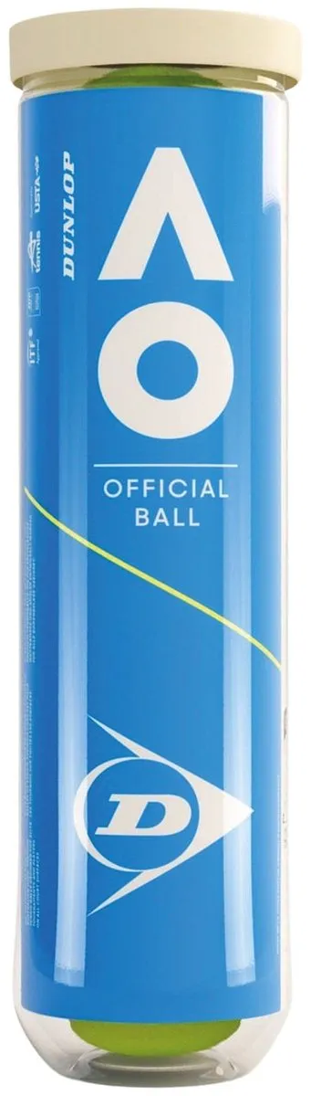 Dunlop Australian Open Tennisballen - 4 Stuks