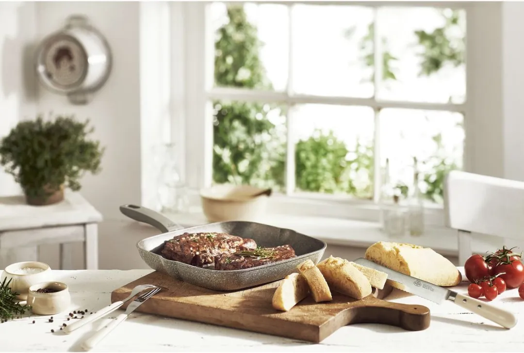 Ballarini 75002-941-0 Grillpan Vierkant 28cm - Inductie - Grijs
