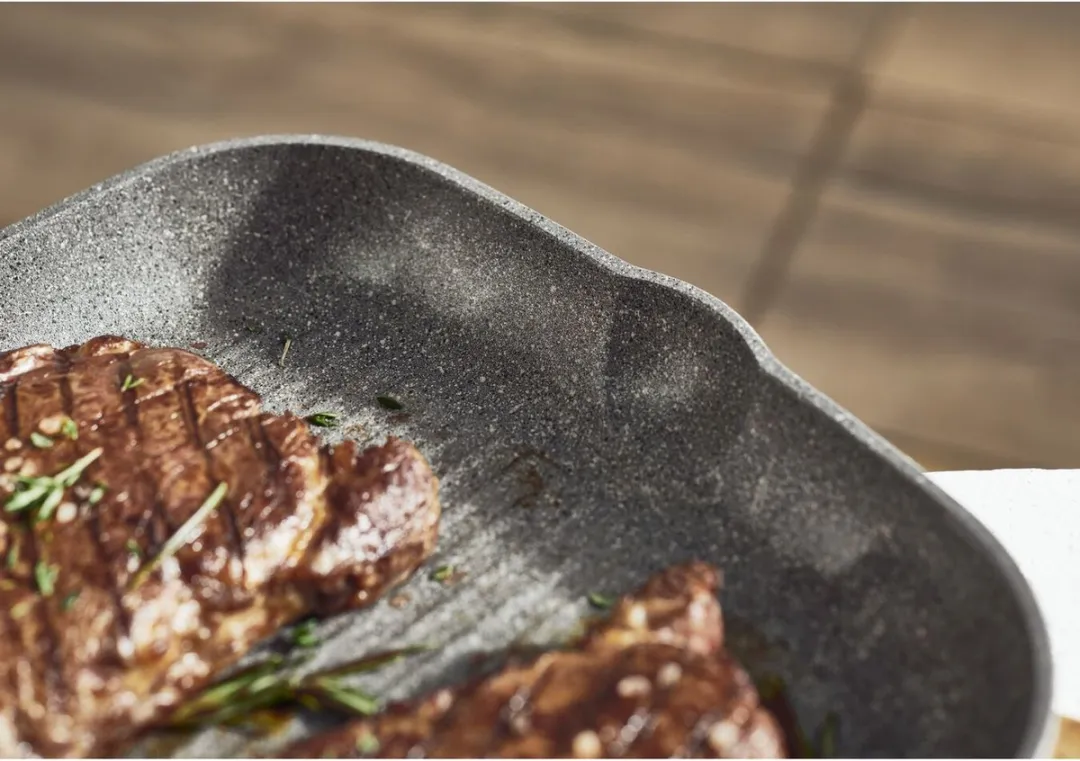 Ballarini 75002-941-0 Grillpan Vierkant 28cm - Inductie - Grijs