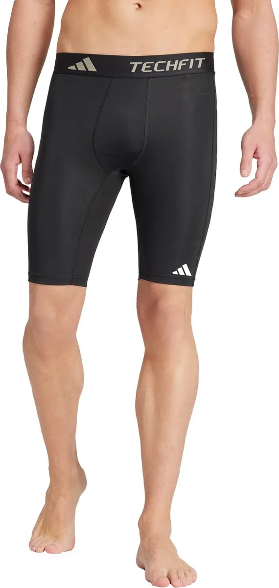 adidas Performance TECHFIT Korte Legging IN5591 - Heren - Zwart