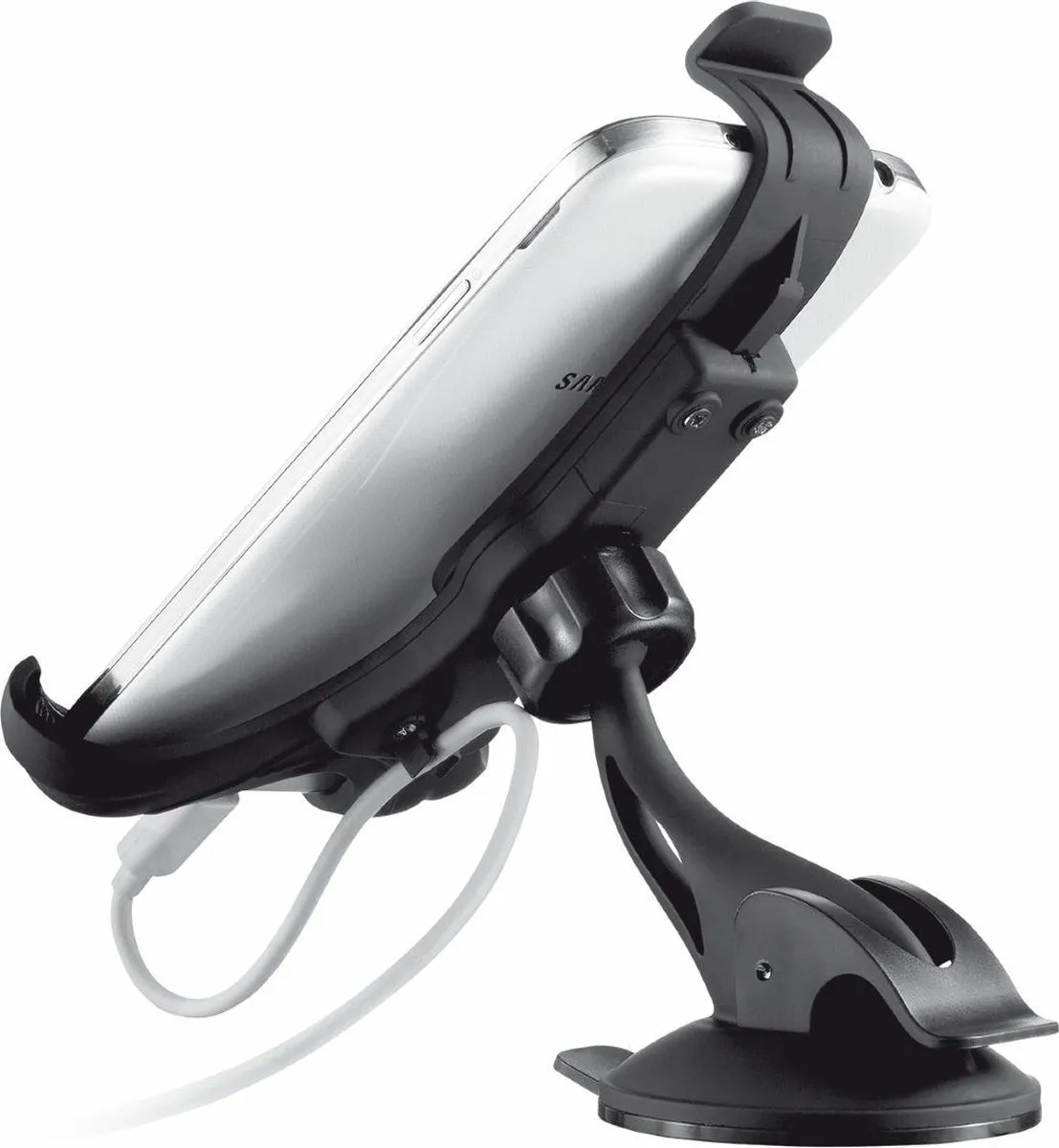 Trust Mobile 18255 Telefoonhouder Auto - Zuignap 360° - Zwart