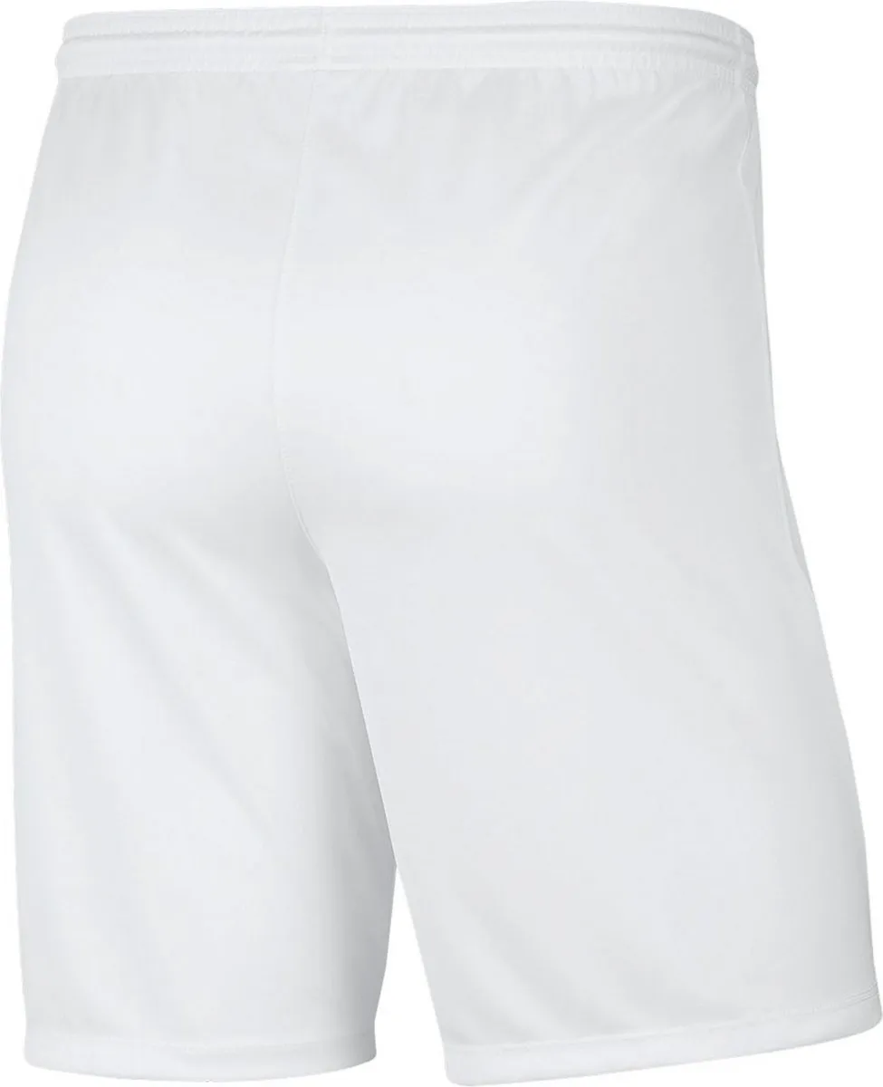 Nike Dri-FIT Park 3 Sportbroek Short - Maat 140 - Wit/Zwart