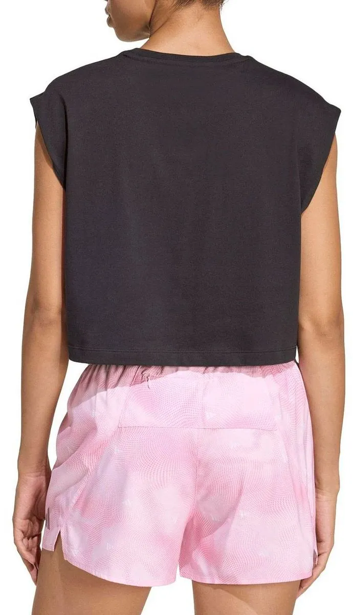 Adidas Essentials Crop Tanktop Dames - Maat L - Zwart