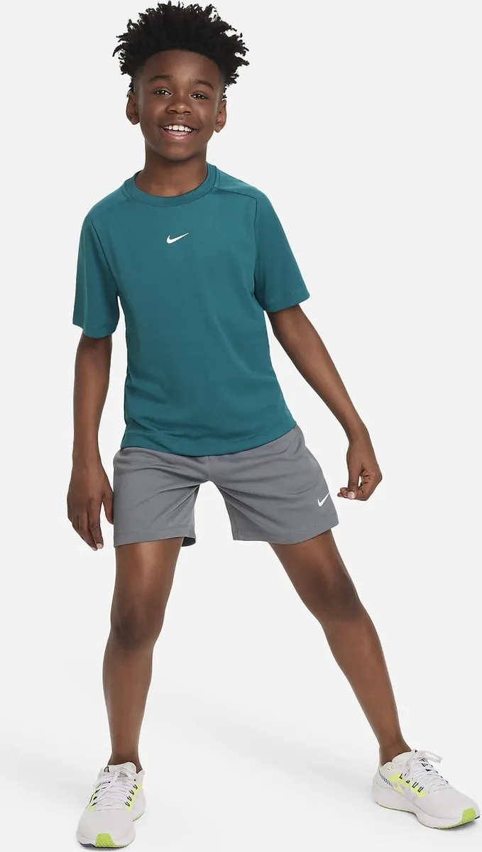 Nike Dri-FIT Junior Sportshirt DX5380-381 - 140 - Groen