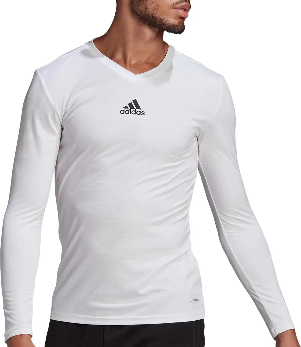 adidas Team Base Longsleeve GK9088 - XL - Blauw/Wit