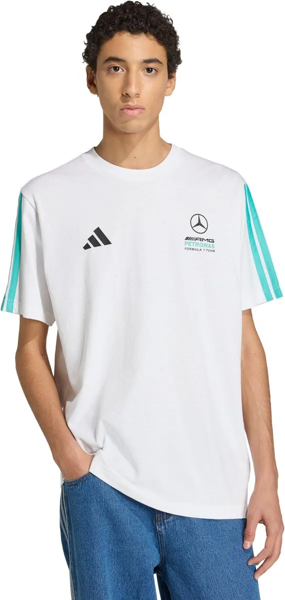 adidas Performance MERCEDES-AMG PETRONAS FORMULA 1 Team DNA T-shirt KE8162 - Wit