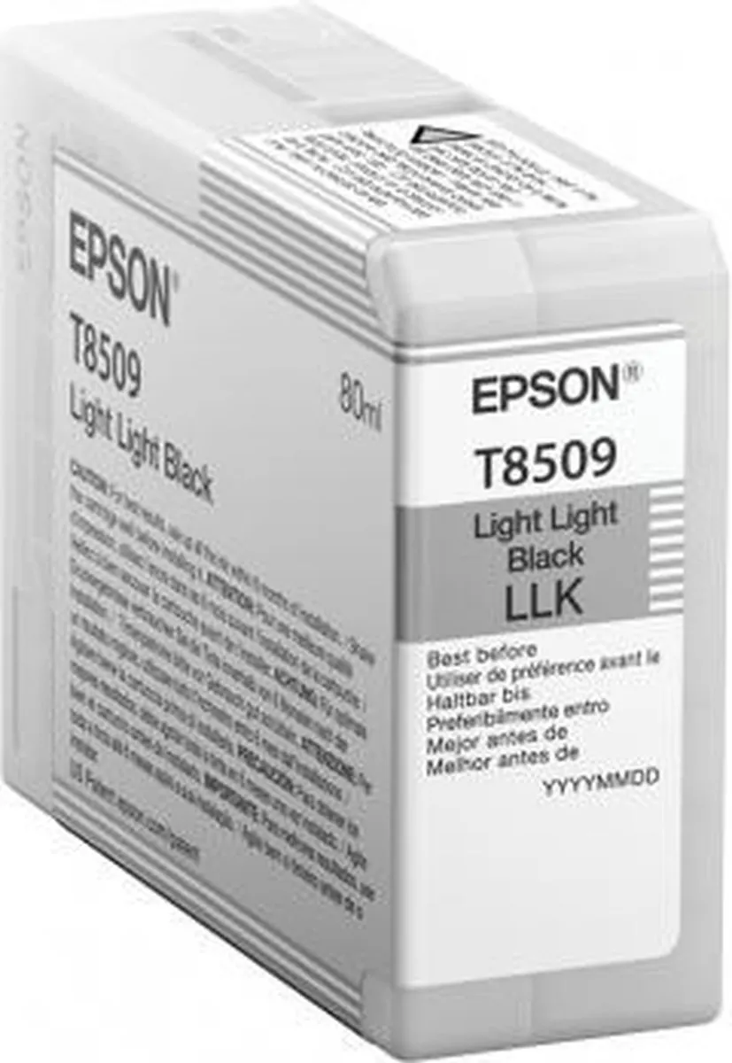Epson T8509 C13T850900 Inktcartridge - Licht Zwart
