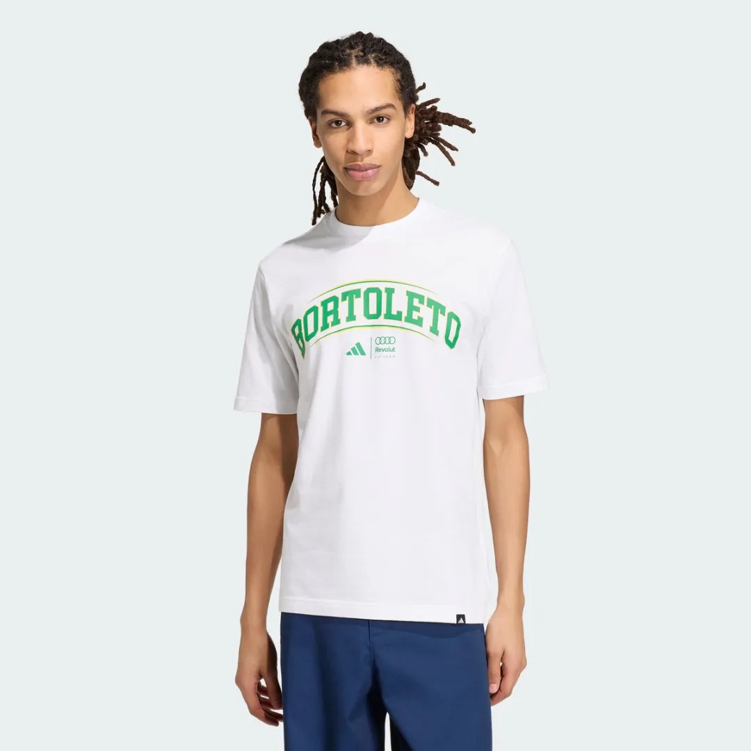 adidas Performance F1 Team Gabriel Bortoleto Graphic III T-shirt - Wit - afbeelding 6 van 6