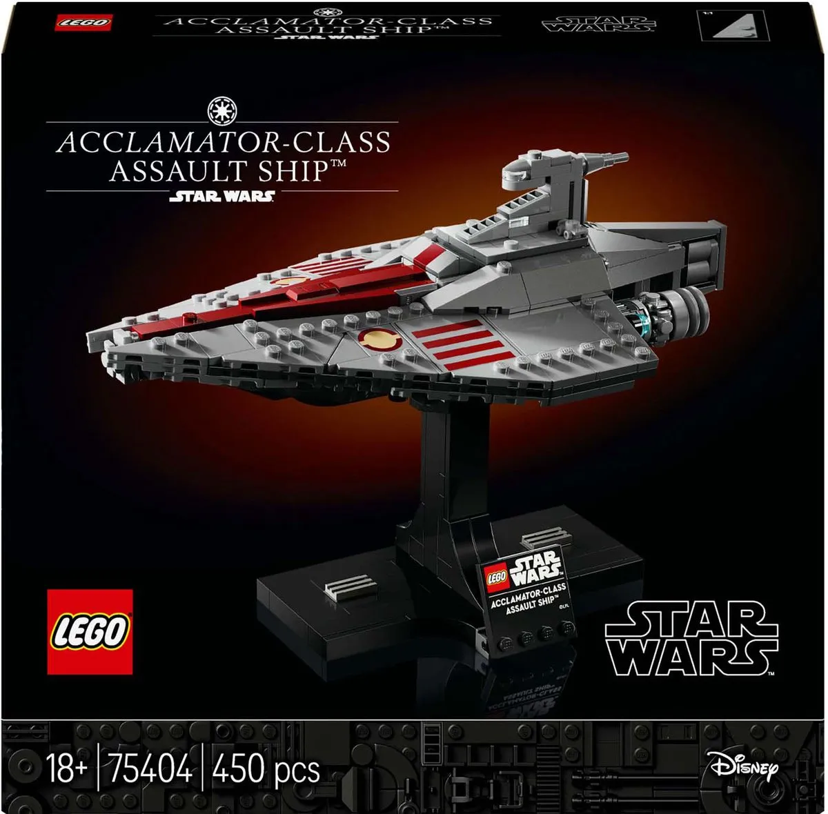 LEGO Star Wars Acclamator-Class Assault Ship 75404 - 450 Stukken - Meerkleurig