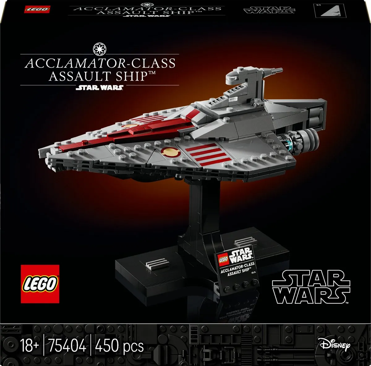 LEGO Star Wars Acclamator-Class Assault Ship 75404 - 450 Stukken - Meerkleurig