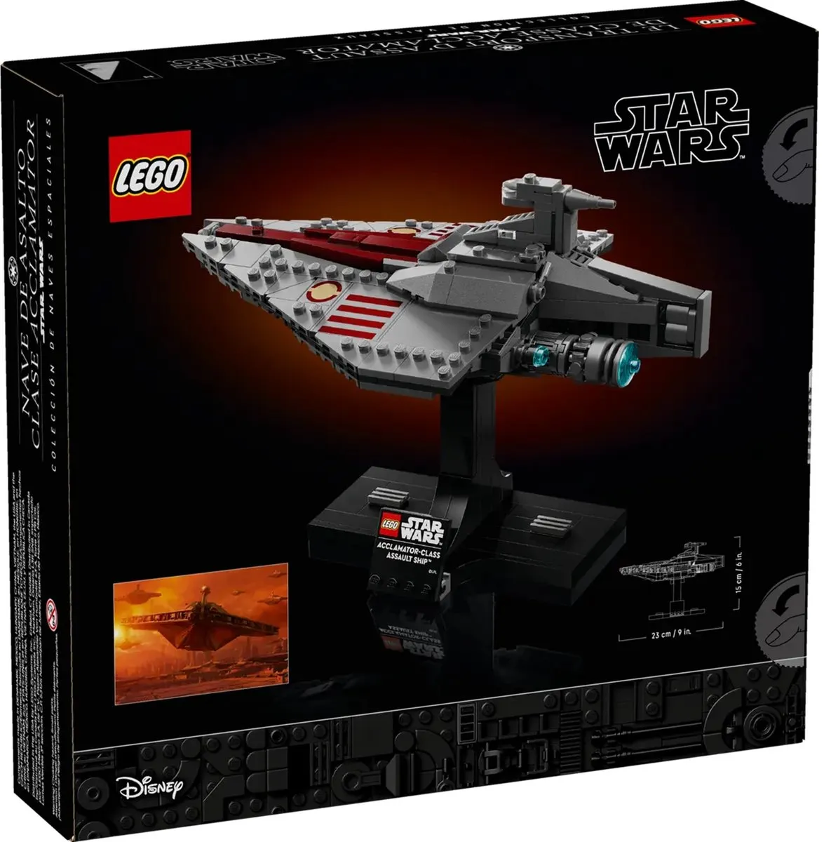 LEGO Star Wars Acclamator-Class Assault Ship 75404 - 450 Stukken - Meerkleurig