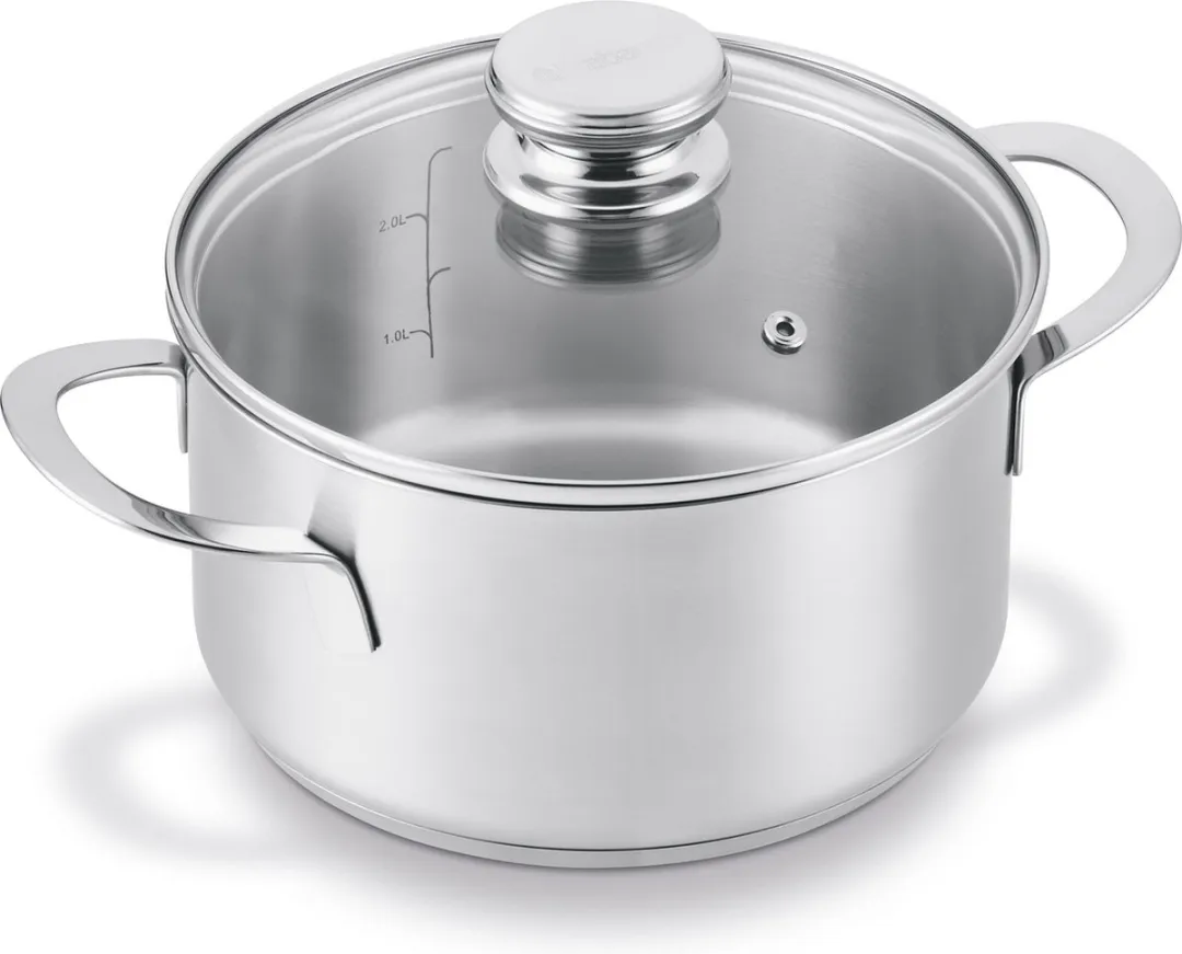 Brabantia Enjoyment Kookpan 24cm - RVS - Glazen deksel - Inductie