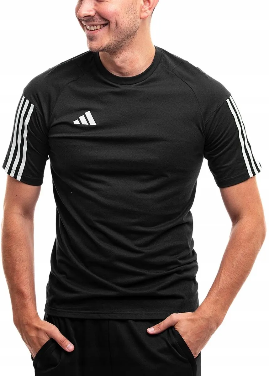 adidas Tiro 23 Sportshirt Heren - XL - Zwart