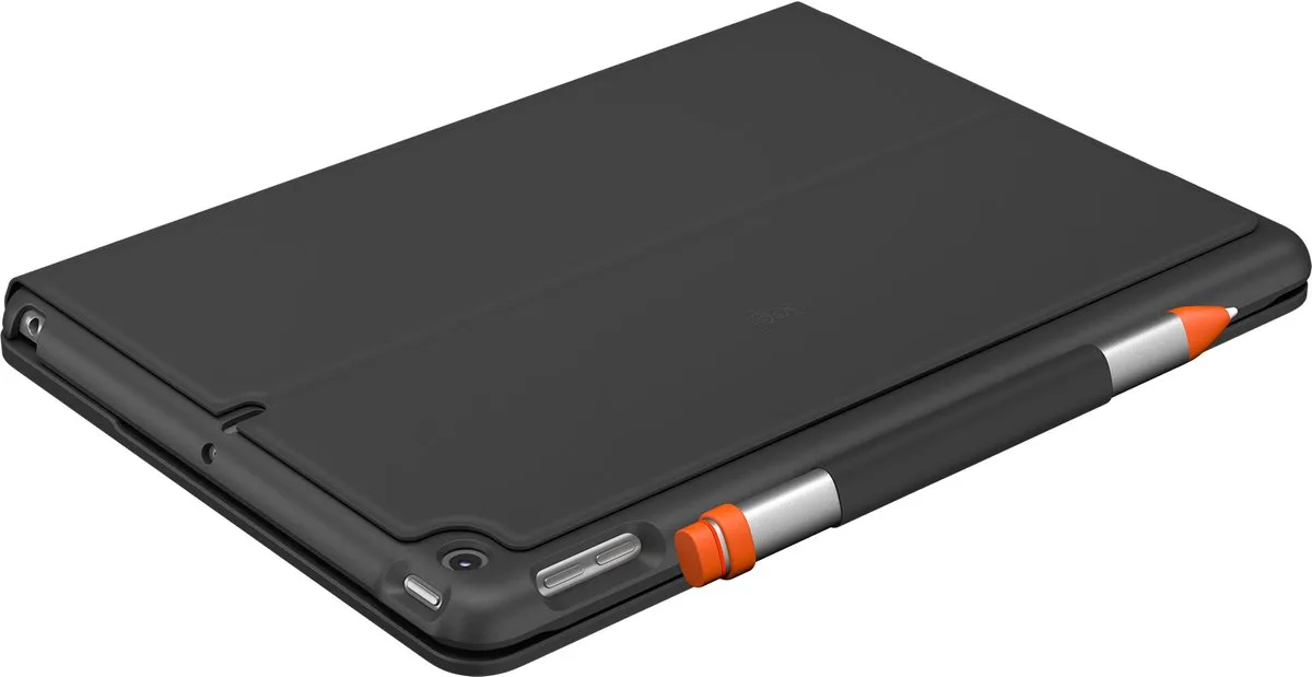 Logitech Slim Folio Toetsenbordcase - iPad 7/8/9 10.2" - Grijs