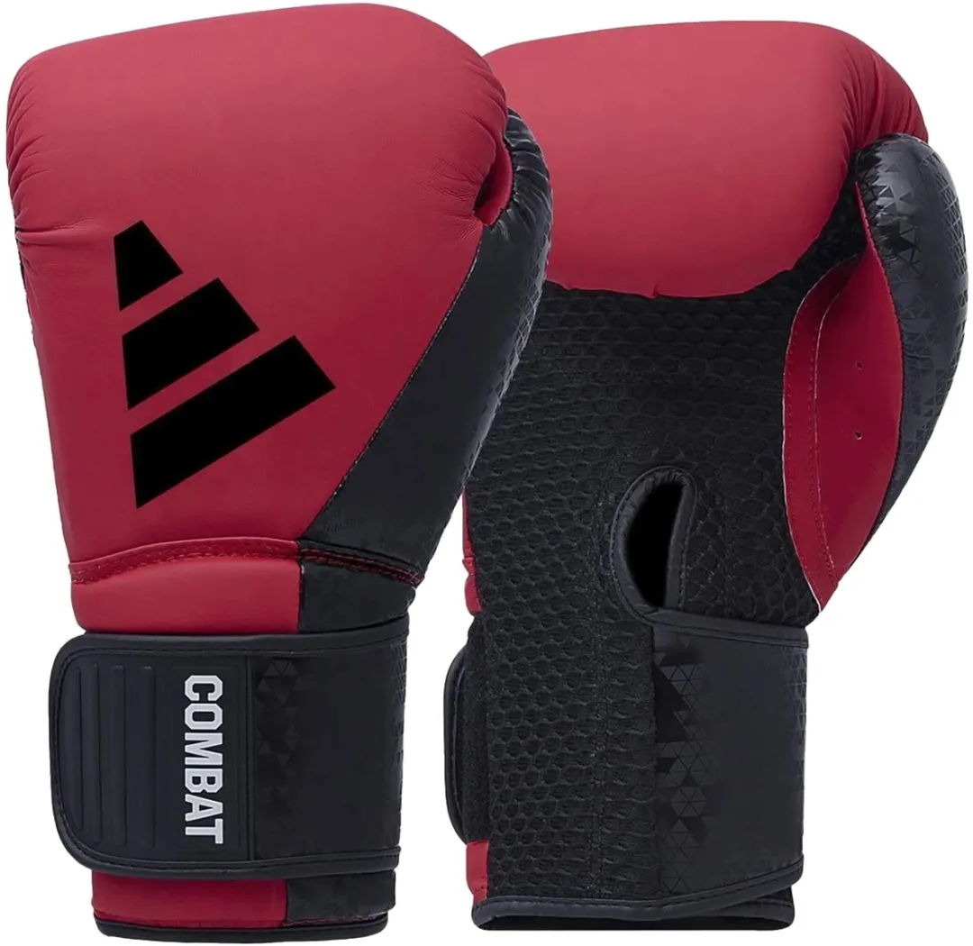 Adidas Combat 50 Bokshandschoenen 16 oz - Rood/Zwart