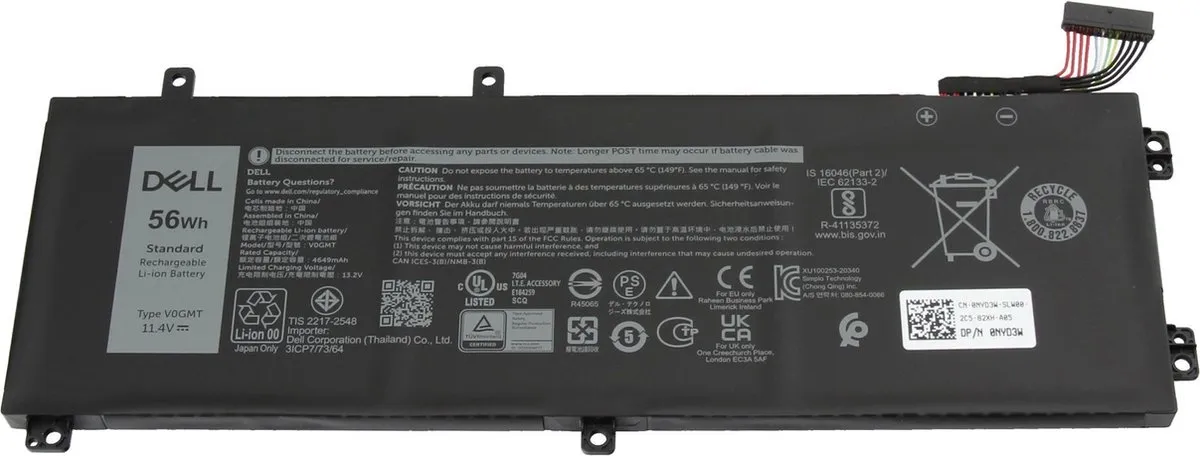 Dell NYD3W Accu Laptop