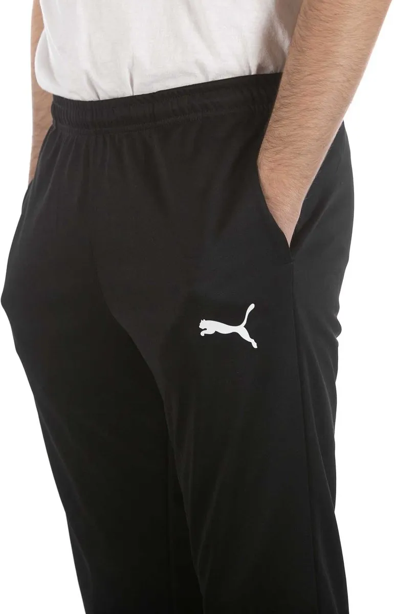 PUMA TeamRISE Poly Trainingsbroek Heren - S - Puma Black-White
