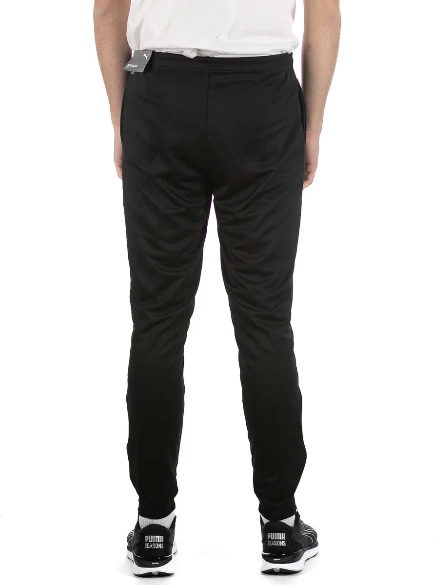 PUMA TeamRISE Poly Trainingsbroek Heren - S - Puma Black-White