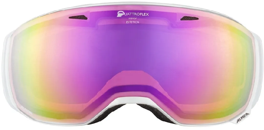 Alpina Estetica Q OTG Skibril - Wit Lichtblauw - Categorie 2