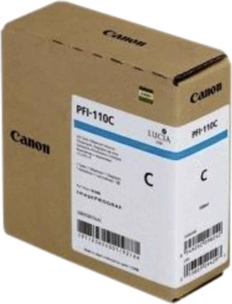 Canon PFI-110 Blauwe Inktcartridge - 160ml