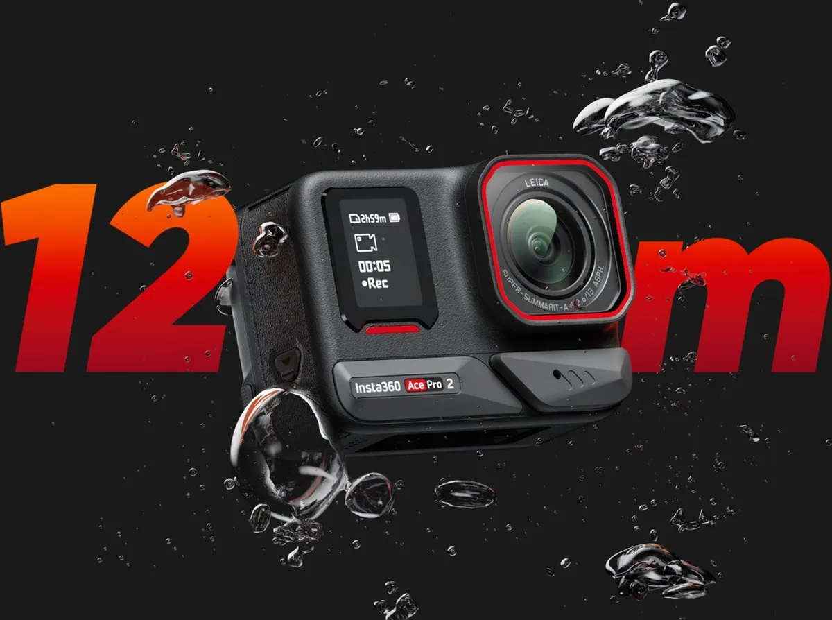 Insta360 Ace Pro 2 CINSBBGA_1 Actioncam - Zwart